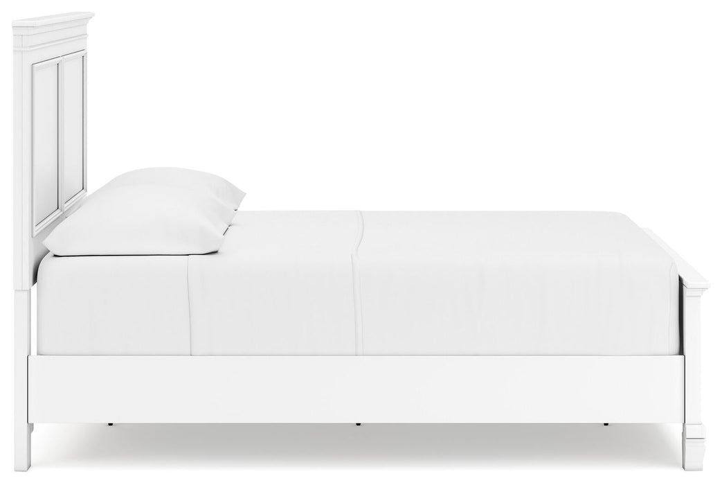 Fortman Full Panel Bed with Mirrored Dresser - alternate view 11