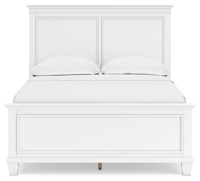 Fortman Full Panel Bed with Mirrored Dresser - alternate view 6