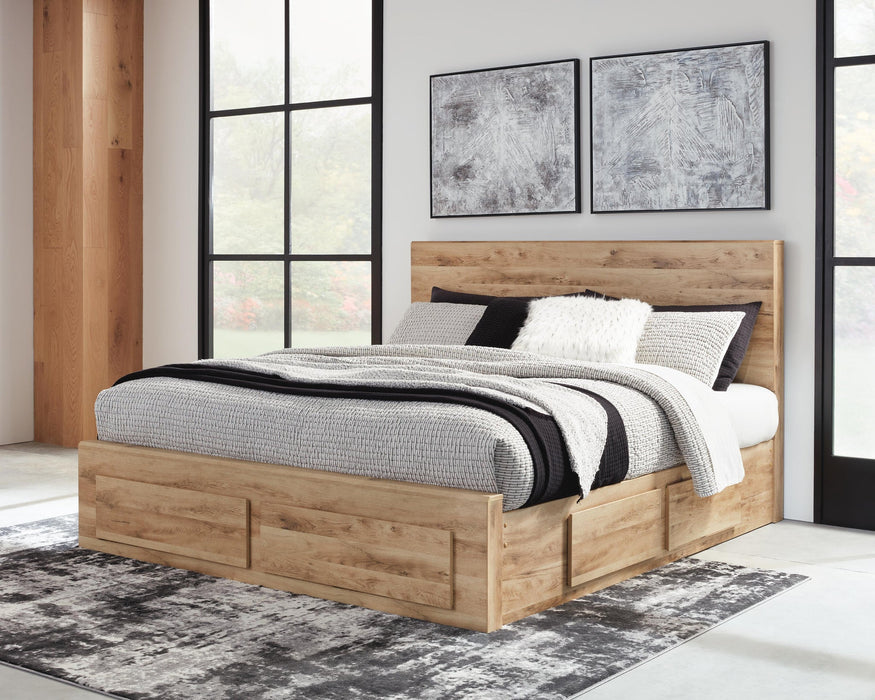Hyanna Queen Panel Storage Bed with 2 Under Bed Storage Drawer, Dresser, Mirror and Nightstand - alternate view 13