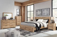 Hyanna King Panel Storage Bed, Dresser, Mirror, Chest and Nightstand - alternate view 2