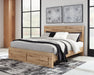 Hyanna King Panel Storage Bed, Dresser, Mirror, Chest and Nightstand - alternate view 16