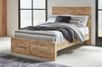 Hyanna Full Panel Storage Bed with Mirrored Dresser - alternate view 8