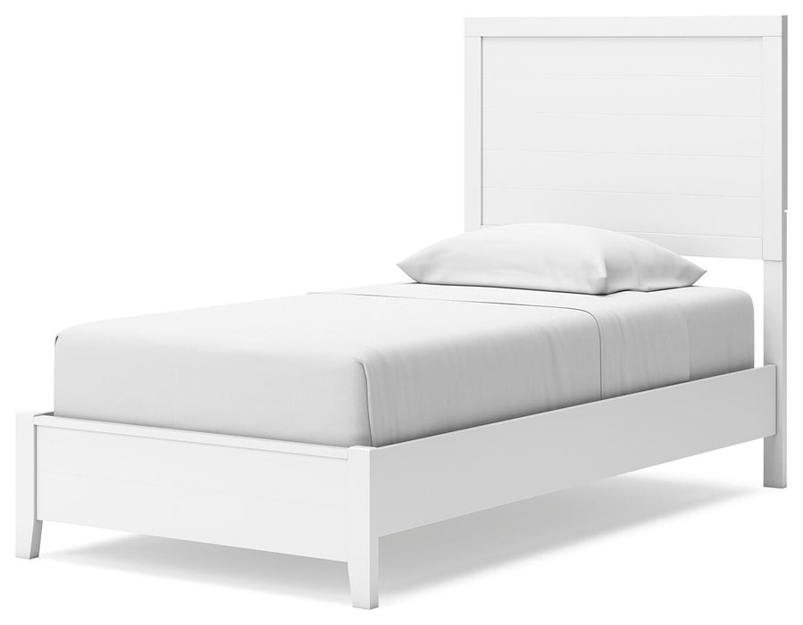 Binterglen Twin Panel Bed with Mirrored Dresser - alternate view 9