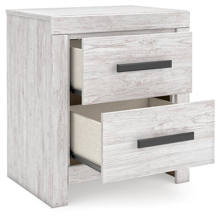 Cayboni Full Panel Bed with Mirrored Dresser and Nightstand - alternate view 13