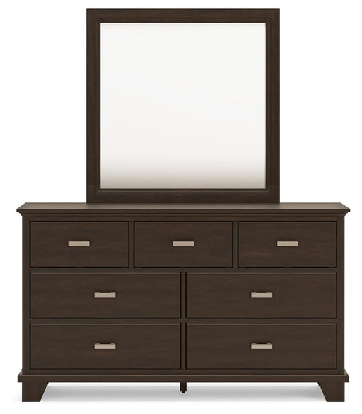 Covetown Queen Panel Bed, Dresser, Mirror, Chest and Nightstand - alternate view 2