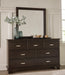 Covetown Queen Panel Bed with Mirrored Dresser and Nightstand - alternate view 9