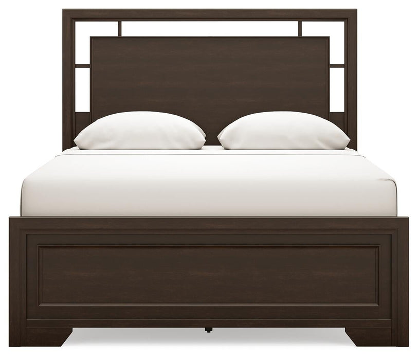 Covetown Queen Panel Bed, Dresser, Mirror, Chest and Nightstand - alternate view 10