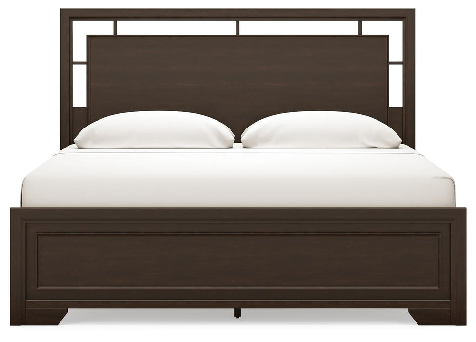 Covetown King Panel Bed, Dresser, Mirror, Chest and Nightstand - alternate view 10