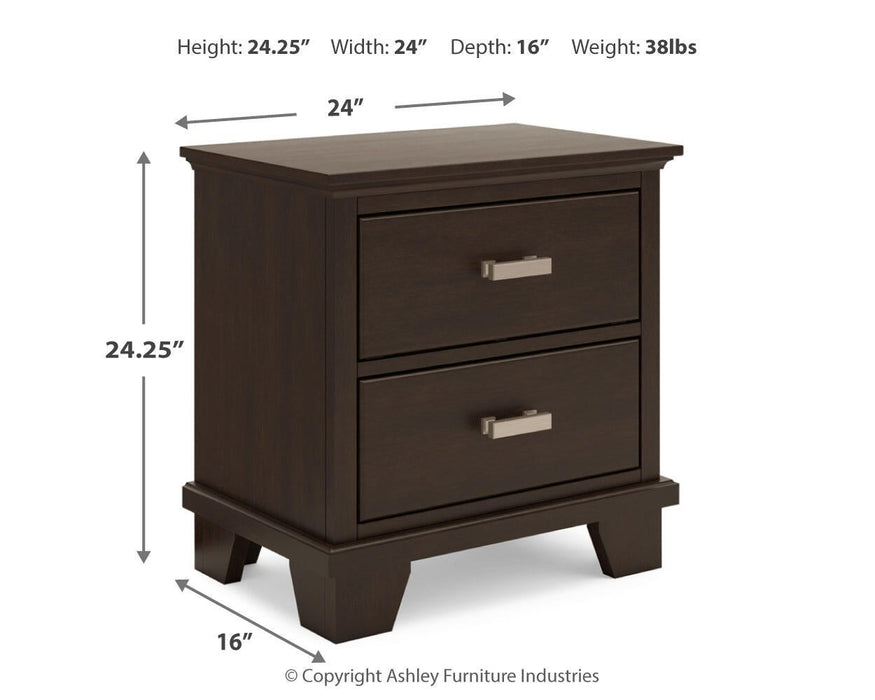 Covetown California King Panel Bed, Dresser, Mirror, Chest and Nightstand - alternate view 21