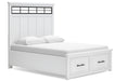 Ashbryn Queen Panel Storage Bed, Dresser and Mirror - alternate view 8