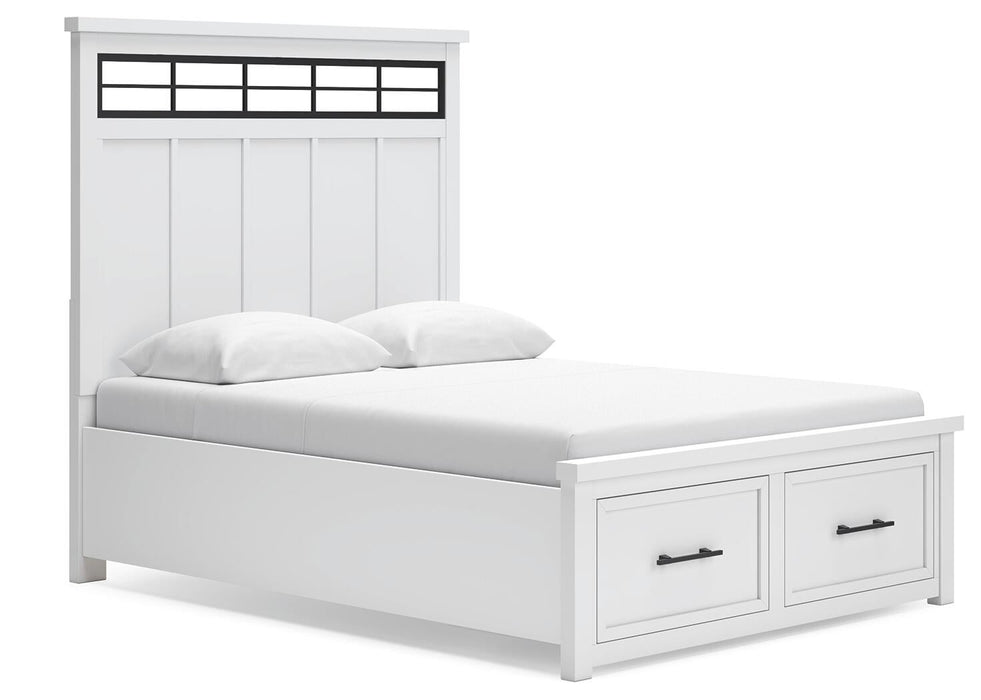 Ashbryn Queen Panel Storage Bed, Dresser and Mirror - alternate view 8