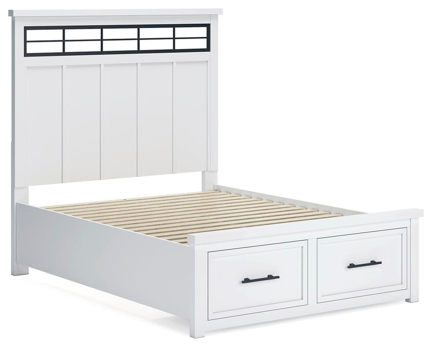 Ashbryn Queen Panel Storage Bed, Dresser and Mirror - alternate view 11