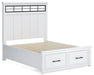 Ashbryn Queen Panel Storage Bed, Dresser and Mirror - alternate view 11