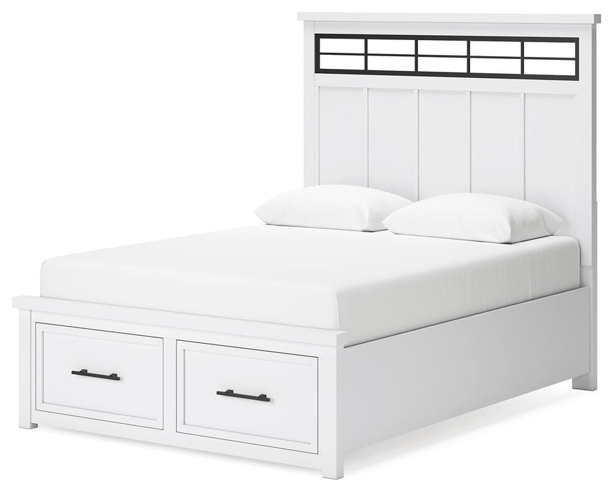 Ashbryn Queen Panel Storage Bed, Dresser and Mirror - alternate view 10