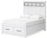 Ashbryn Queen Panel Storage Bed, Dresser and Mirror - alternate view 10