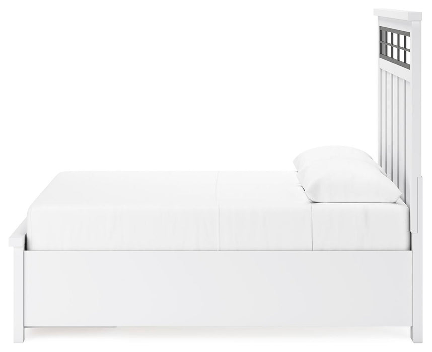 Ashbryn Queen Panel Storage Bed, Dresser and Mirror - alternate view 13