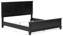 Lanolee California King Panel Bed with Mirrored Dresser, Chest and Nightstand - alternate view 14