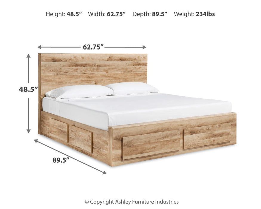 Hyanna Queen Panel Storage Bed with 1 Under Bed Storage Drawer, Dresser and Mirror - alternate view 10