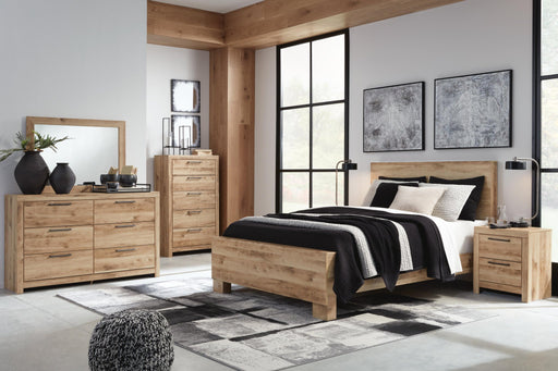 Hyanna Queen Panel Bed, Dresser, Mirror, Chest and Nightstand - alternate view 2