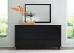 Danziar Queen Panel Bed, Dresser, Mirror and Nightstand - alternate view 11