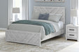 Cayboni Queen Panel Bed with Mirrored Dresser and Nightstand - alternate view 19