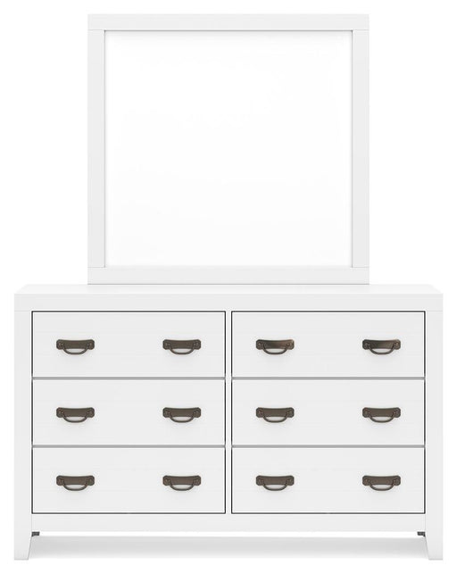 Binterglen King Panel Bed, Dresser, Mirror, Chest and Nightstand - alternate view 2