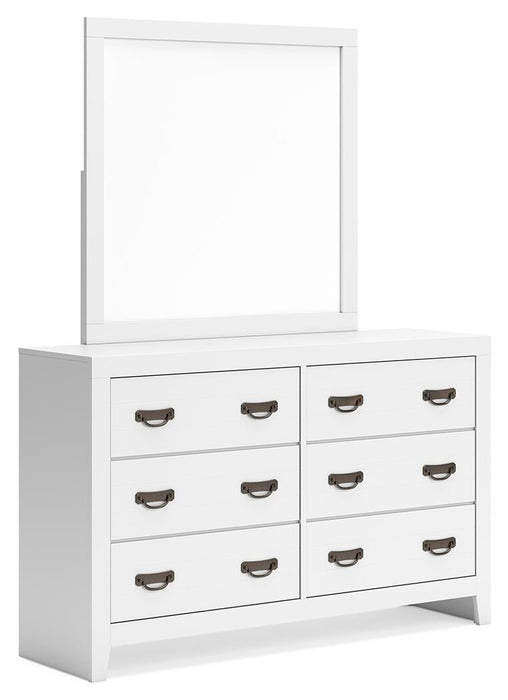Binterglen King Panel Bed, Dresser, Mirror, Chest and Nightstand - alternate view 3