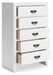Binterglen King Panel Bed, Dresser, Mirror, Chest and Nightstand - alternate view 9