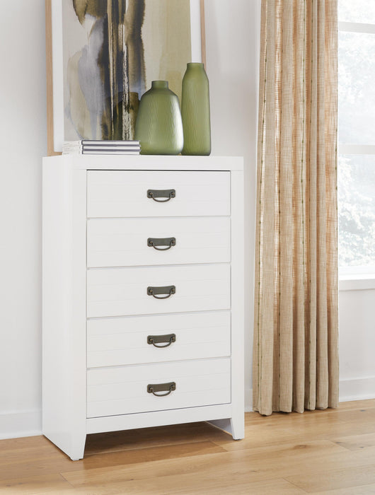 Binterglen King Panel Bed, Dresser, Mirror, Chest and Nightstand - alternate view 25