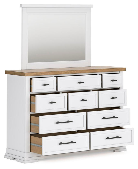 Ashbryn Queen Panel Storage Bed, Dresser, Mirror, Chest and Nightstand - alternate view 4