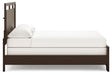 Covetown California King Panel Bed with Mirrored Dresser - alternate view 12