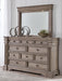 Blairhurst King Panel Bed, Dresser, Mirror, Chest and Nightstand - alternate view 13