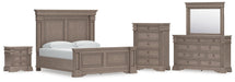 Blairhurst King Panel Bed, Dresser, Mirror, Chest and Nightstand