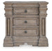 Blairhurst King Panel Bed with Mirrored Dresser and Nightstand - alternate view 9