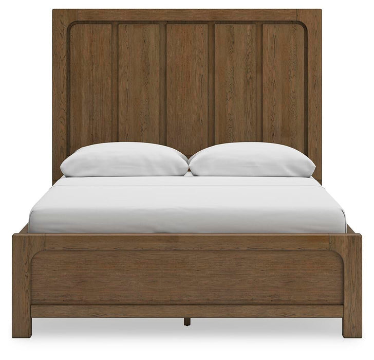 Cabalynn Queen Panel Bed with Storage with Mirrored Dresser - alternate view 10