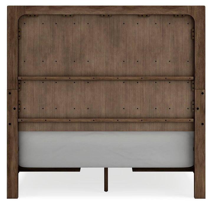 Cabalynn Queen Panel Bed with Storage with Mirrored Dresser - alternate view 12