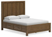 Cabalynn Queen Panel Bed with Storage with Mirrored Dresser, Chest and Nightstand - alternate view 12