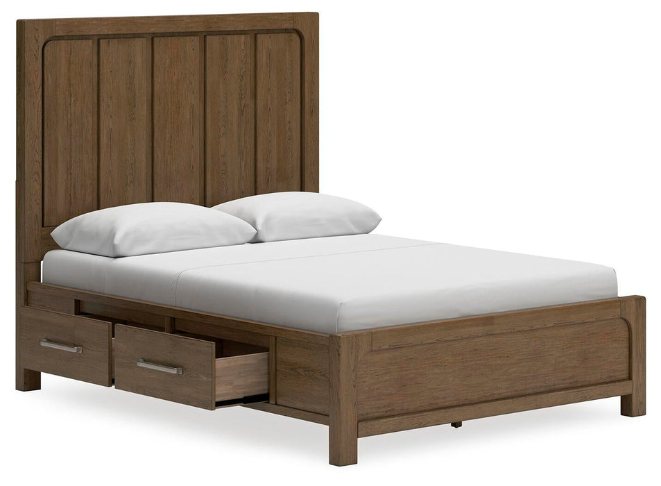 Cabalynn Queen Panel Bed with Storage with Mirrored Dresser, Chest and Nightstand - alternate view 13