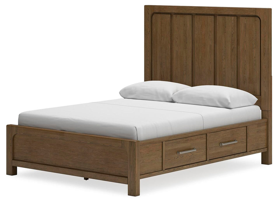 Cabalynn Queen Panel Bed with Storage with Mirrored Dresser, Chest and Nightstand - alternate view 16
