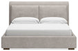Cabalynn King Upholstered Bed with Mirrored Dresser, Chest and Nightstand - alternate view 16
