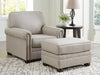 Gaelon Chair and Ottoman - alternate view 2