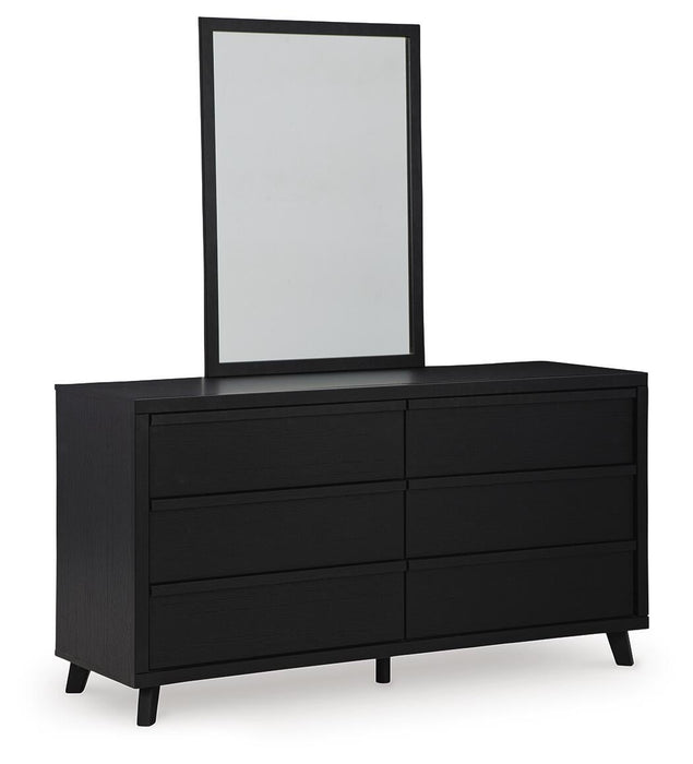 Danziar Queen Panel Headboard, Dresser, Mirror and Nightstand - alternate view 4