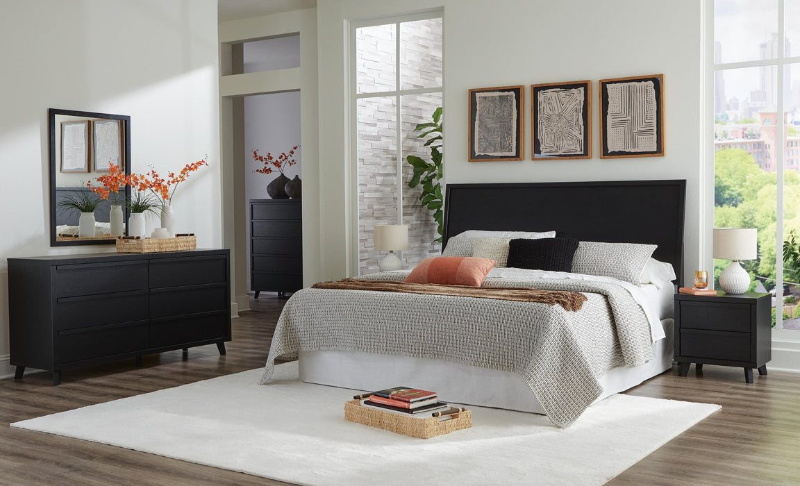 Danziar King Panel Headboard, Dresser, Mirror, Chest and Nightstand - alternate view 11