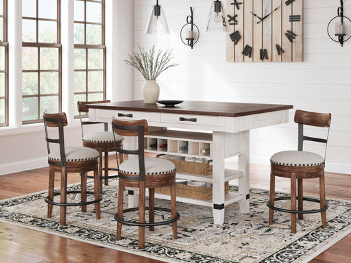 Valebeck Counter Height Dining Table and 4 Barstools - alternate view 2