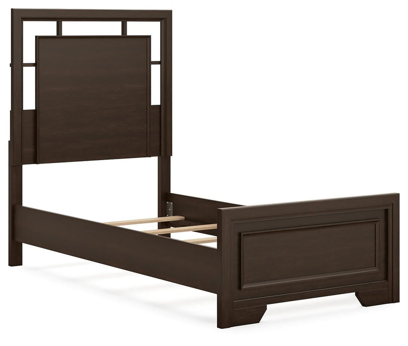 Covetown Twin Panel Bed, Dresser, Mirror, Chest and Nightstand - alternate view 12