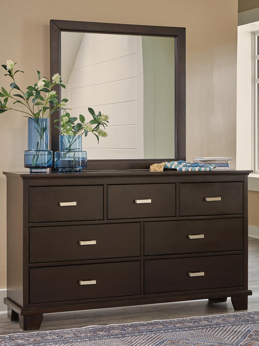 Covetown Twin Panel Bed, Dresser, Mirror, Chest and Nightstand - alternate view 18