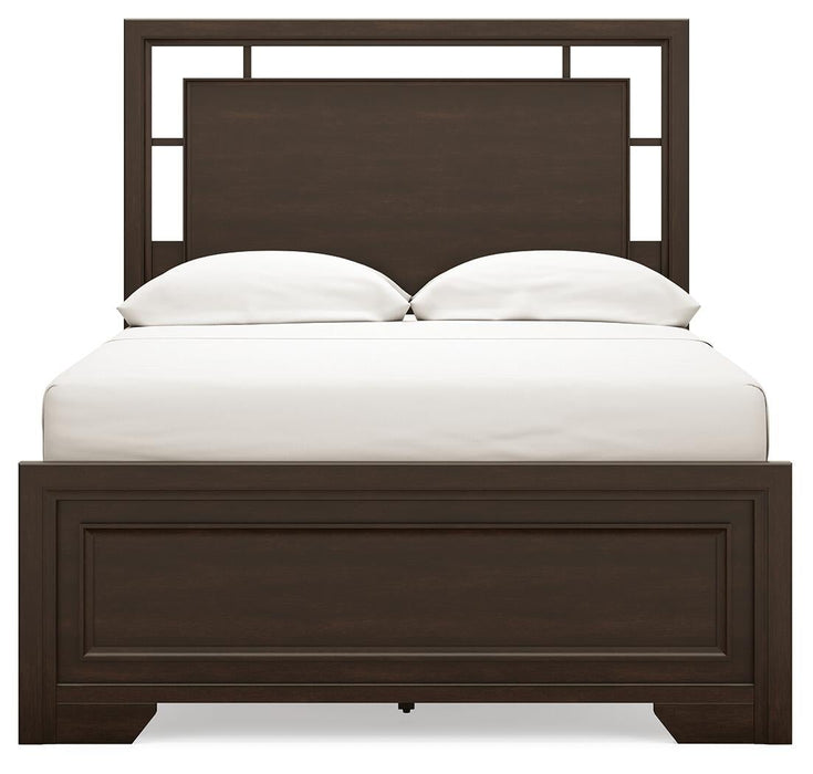 Covetown Full Panel Bed with Mirrored Dresser - alternate view 5