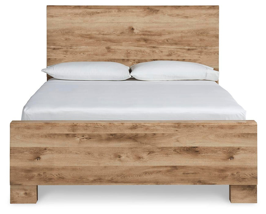 Hyanna Queen Panel Bed, Dresser, Mirror and Nightstand - alternate view 4