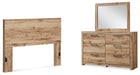 Hyanna Queen Panel Headboard, Dresser and Mirror