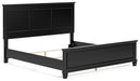 Lanolee King Panel Bed with Mirrored Dresser, Chest and Nightstand - alternate view 8